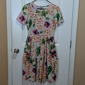 LuLaRoe Floral Midi Dress